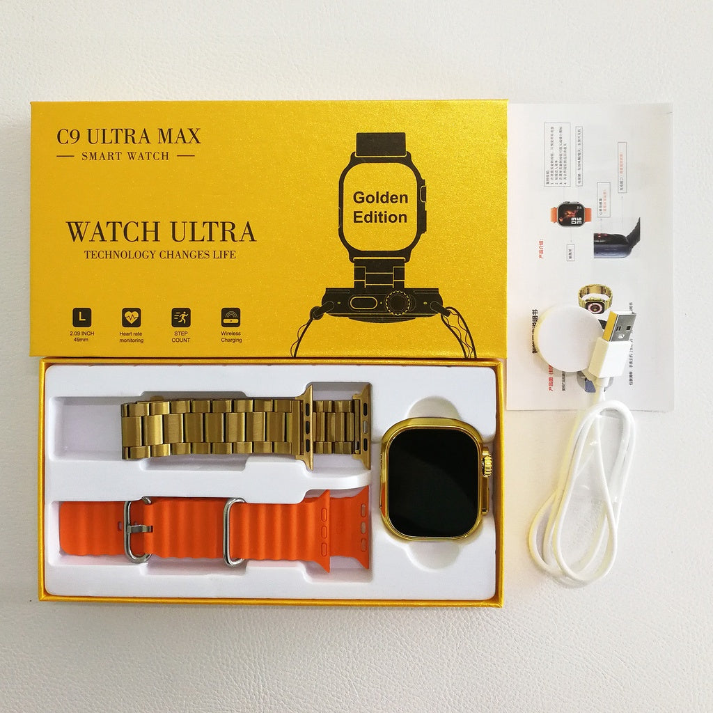 2025 G9 Ultra Pro Gold Smart Watch